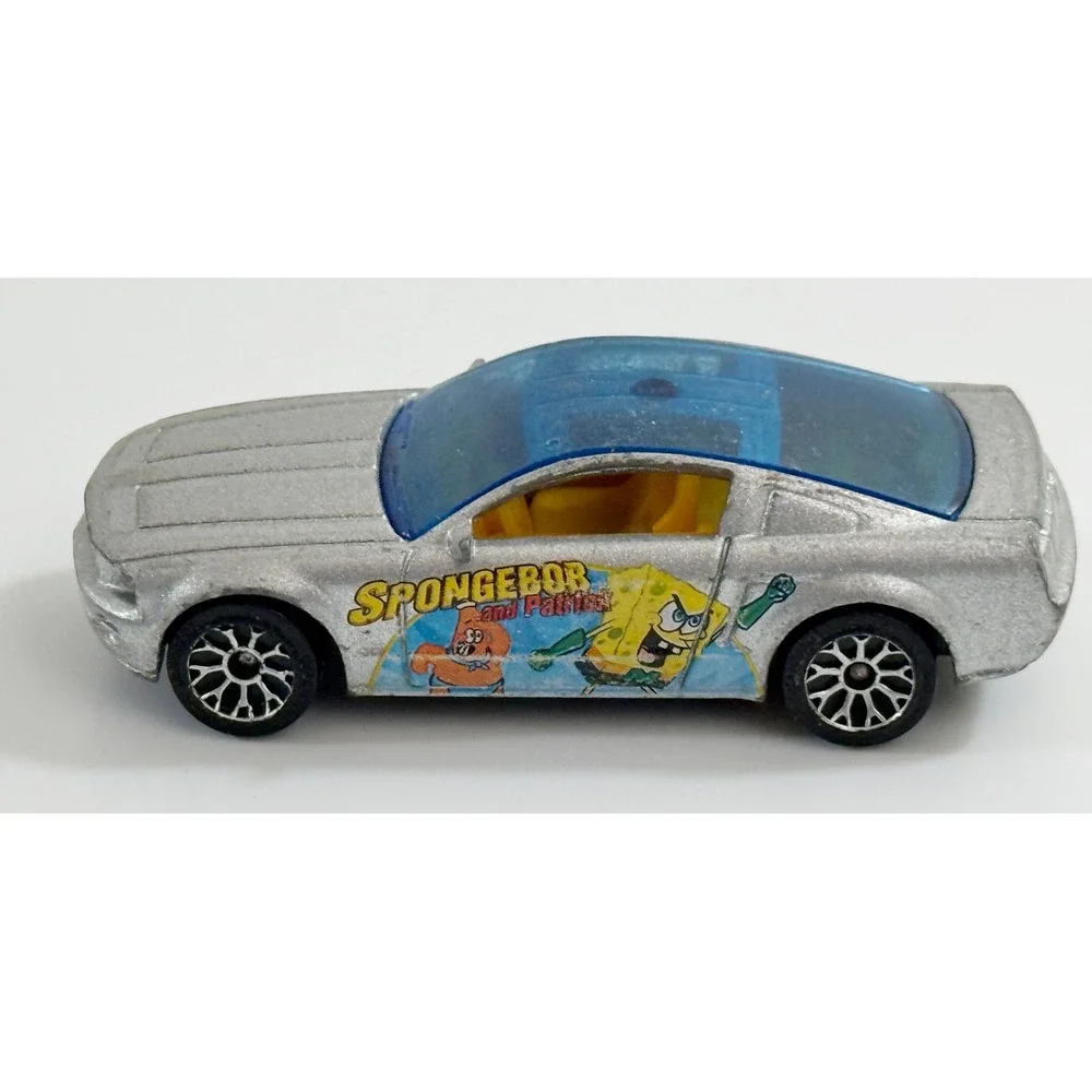 Matchbox‎ Ford Mustang GT Concept Kids 1:62 Silver SpongeBob SquarePants Patrick